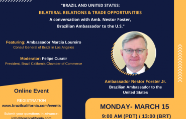 BRAZIL AND UNITED STATES: BILATERAL RELATIONS & TRADE OPPORTUNITIES 